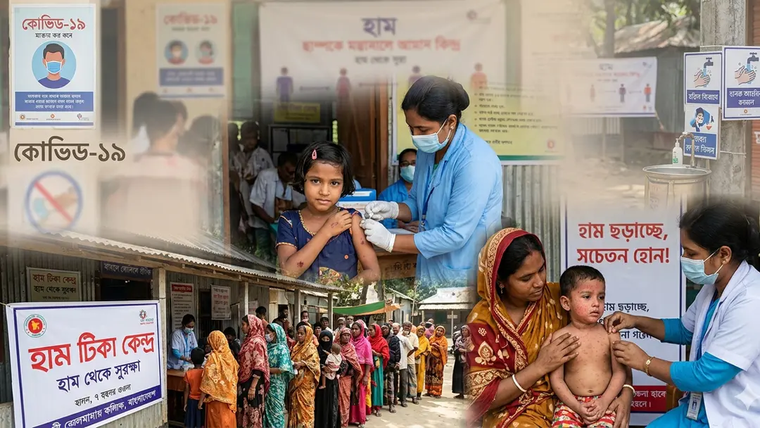 কোভিডের চেয়েও ছোঁয়াচে হাম, একজন থেকে ছড়াতে পারে ১৮ জনে